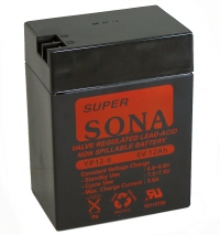 UB6130-TOY Sona (6V 12 AH F2-Pos, F1-Neg) SLA/AGM