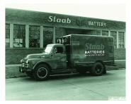 Staab Battery Delivery truck from the 50's